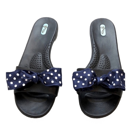 Oka B Slide Sandals - Ribbon Can Be Changed Large - Picture 1 of 6